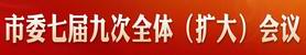 市委七屆九次全體（擴大）會議